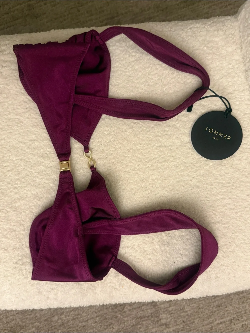 Sommer Swim purple bikini top - Picture 3 of 4